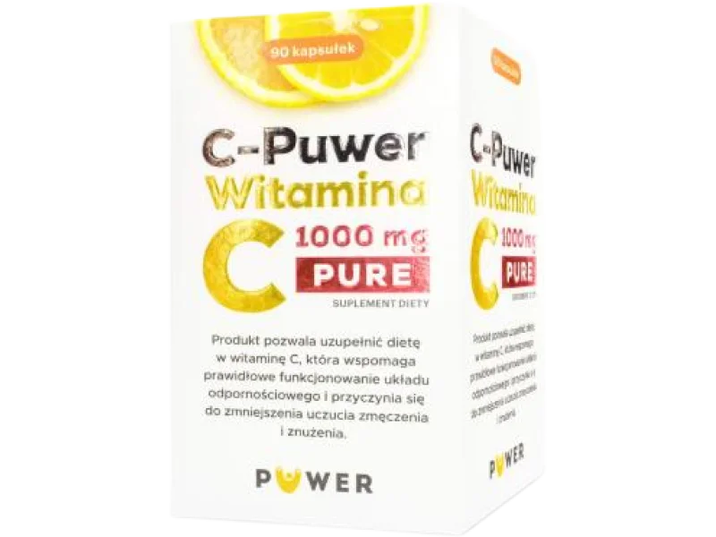 C-Puwer Witamina C PURE, kapsułki, 1000 mg