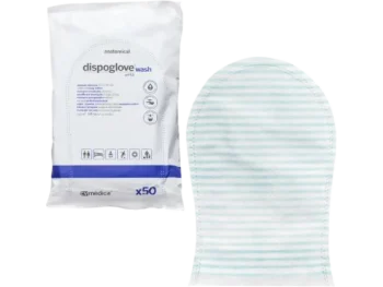 Zdjęcie produktu C.V Medica myjka – rękawica do mycia ciała nasączona mydłem, rękawiczki