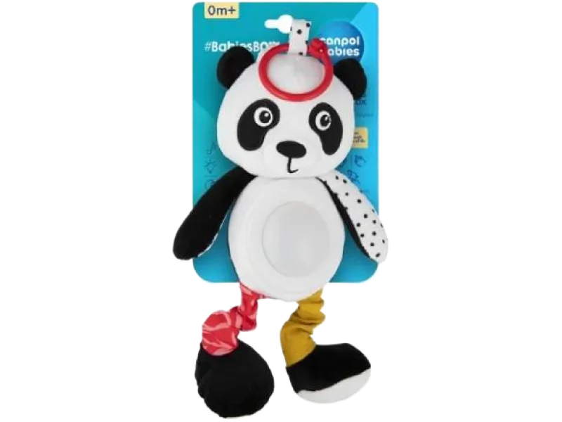 Canpol Babies BabiesBoo Pluszowa panda zawieszka z pozytywką i lampką