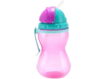 Zdjęcie produktu CANPOL BABIES Bidon sportowy ze składaną rurką 370ml różowy 12m+ 56/113, sprzęt medyczny