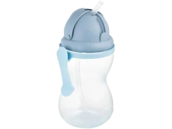 Zdjęcie produktu CANPOL BABIES Bidon ze składaną rurką silikonową niebieski 12m+, sprzęt medyczny