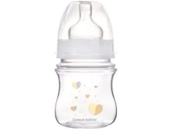 Zdjęcie produktu CANPOL BABIES Butelka Antykolkowa EasyStart Newborn Baby Beżowe Serca, sprzęt medyczny