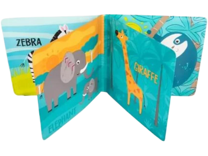 CANPOL BABIES Książeczka piszcząca miękka SAFARI