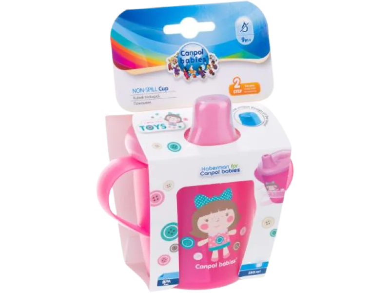 CANPOL BABIES Kubek niekapek TOYS różowa lalka, sprzęt medyczny