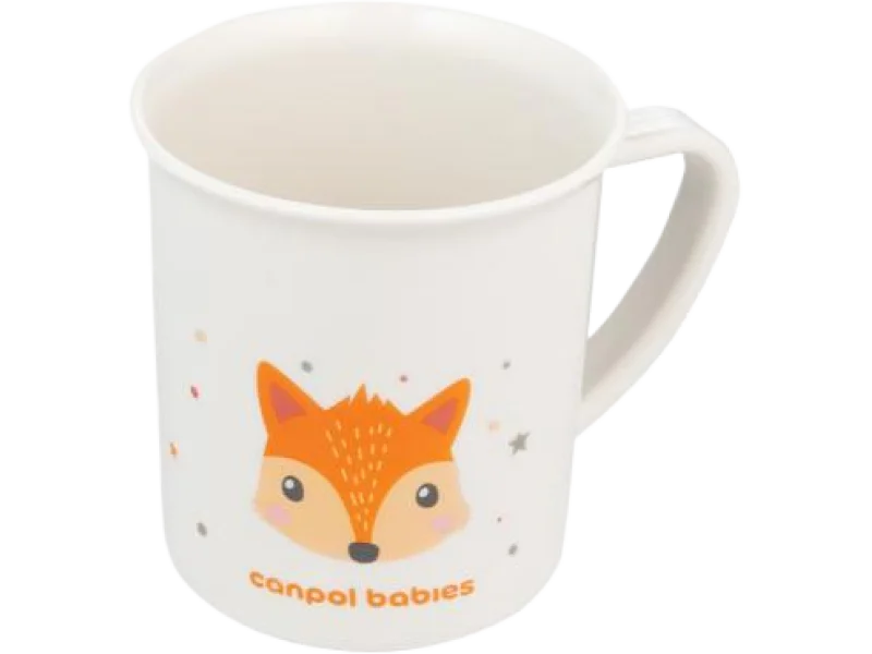 CANPOL BABIES Kubek plastikowy z uchem CUTE ANIMALS Lisek, sprzęt medyczny