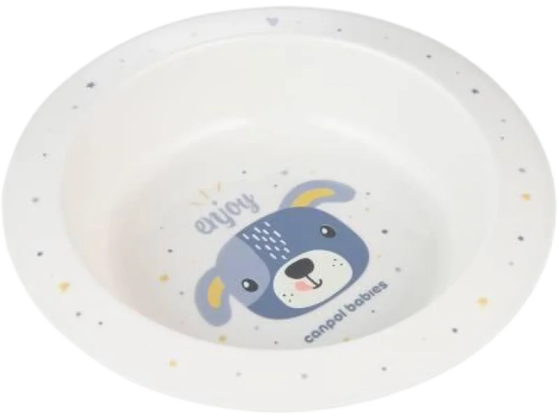 CANPOL BABIES Miska Plastikowa CUTE ANIMALS Piesek 4/412, sprzęt medyczny