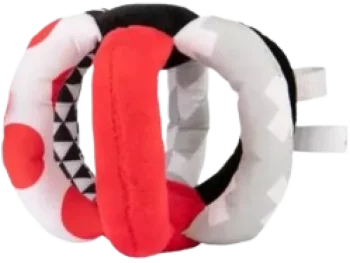 Zdjęcie produktu CANPOL BABIES Pluszowa piłka kontrastowa SENSORY TOYS 68/082, zabawka sensoryczna