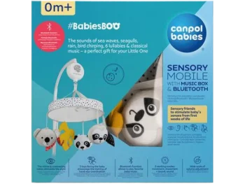 Zdjęcie produktu CANPOL BABIES Sensoryczna karuzela z pozytywką bluetooth BabiesBoo, sprzęt medyczny