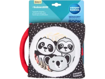 Zdjęcie produktu CANPOL BABIES Sensoryczna książeczka manipulacyjna BabiesBoo Panda, sprzęt medyczny