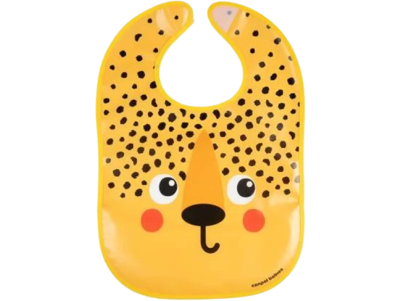 CANPOL BABIES Śliniak z kieszenią BabiesBoo gepard