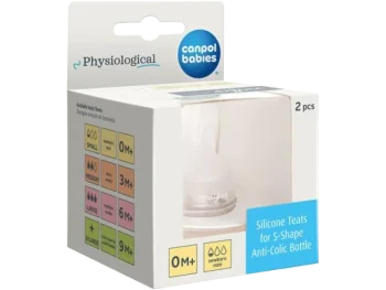 Zdjęcie produktu CANPOL BABIES smoczek silikonowy do butelki S-Shape S (mini) 0 m+, sprzęt medyczny