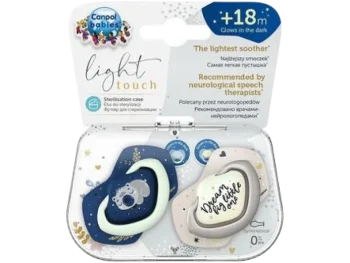 Zdjęcie produktu CANPOL BABIES Smoczek silikonowy symetryczny SLEEPY KOALA niebieski, sprzęt medyczny