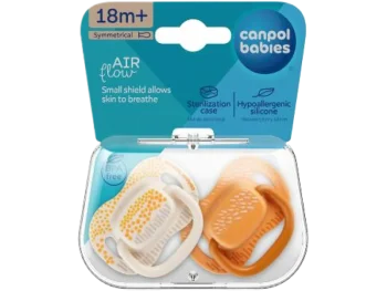 Zdjęcie produktu CANPOL BABIES Smoczek uspokajający silikonowy symetryczny MOUNTAINS, sprzęt medyczny