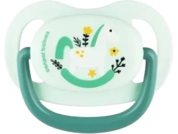 Zdjęcie produktu Canpol Babies Toys Smoczek uspokajający silikonowy 0-6 m anatomiczny zielony 23/256, sprzęt medyczny