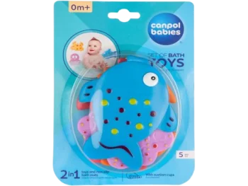 Zdjęcie produktu CANPOL BABIES zestaw zabawek do kąpieli z przyssawkami, sprzęt medyczny
