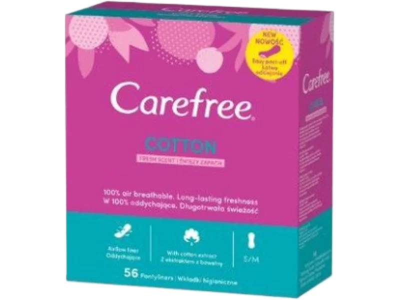 CAREFREE Cotton Wkładki higieniczne