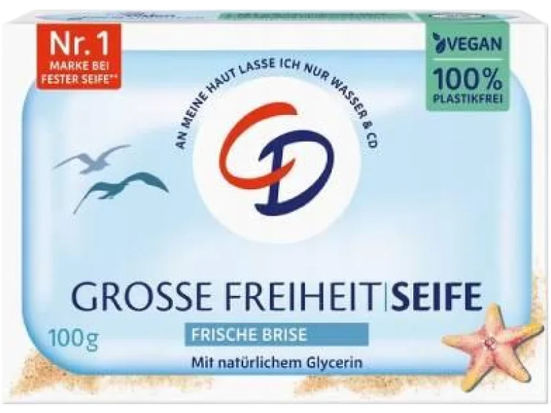 CD Grosse Freiheit Mydło w kostce z gliceryną Morska Bryza