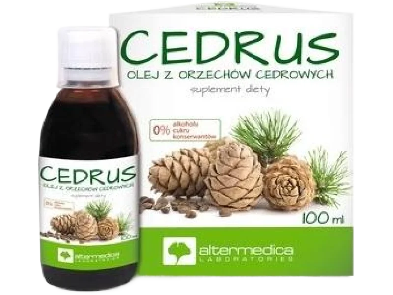 CEDRUS Olej z orzechów cedrowych, płyn doustny
