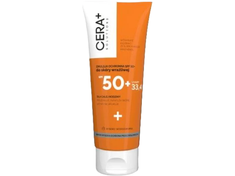 Cera+ Solutions Emulsja ochronna do skóry wrażliwej SPF50+