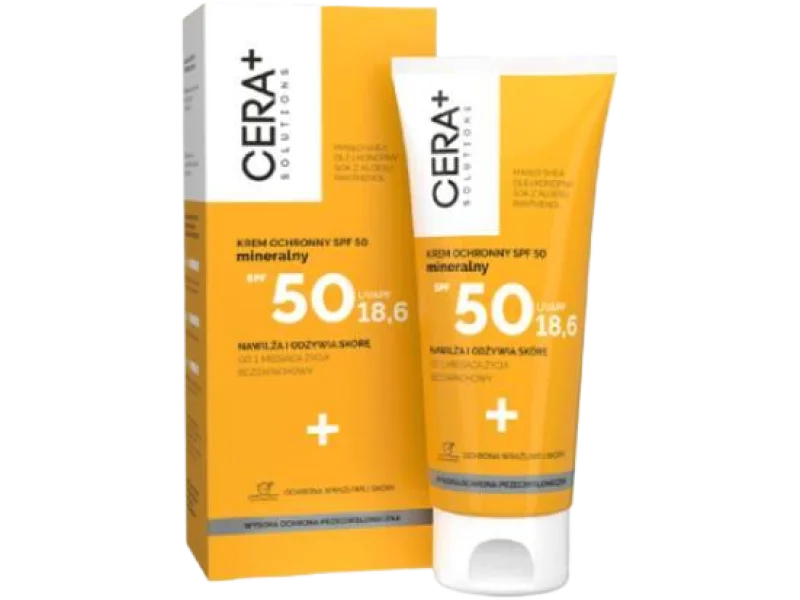 CERA+ Solutions Krem ochronny SPF50 mineralny