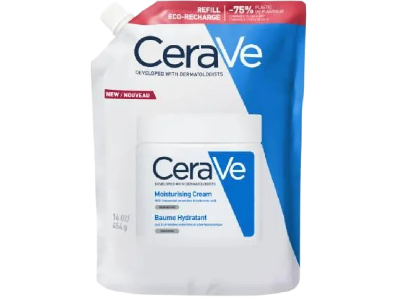 CeraVe Nawilżający balsam do twarzy i ciała dla skóry suchej i bardzo suchej Zapas