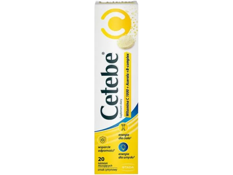 CETEBE Witamina C 1000, tabletki musujące