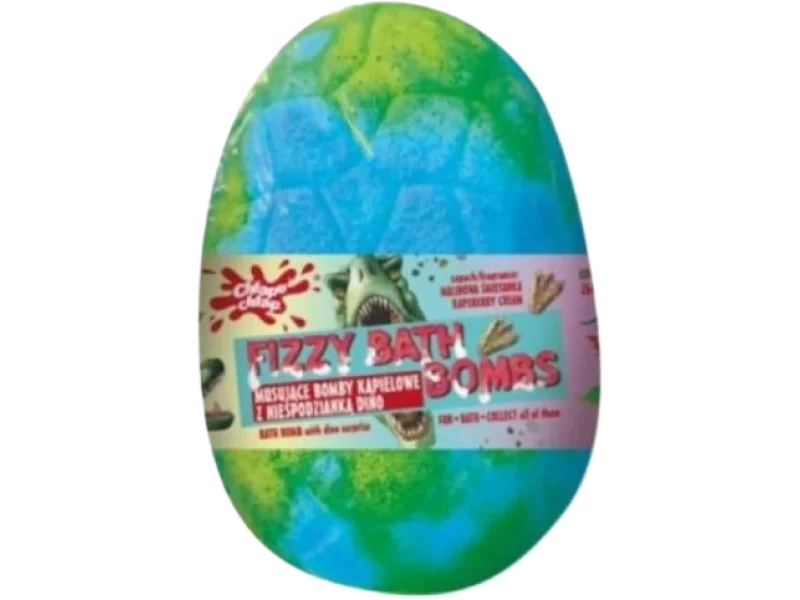 CHLAPU CHLAP Musująca bomba kąpielowa Jajo dinozaura z niespodzianką Funky cola