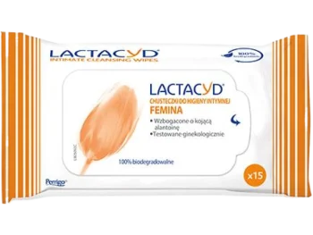 Zdjęcie produktu Chusteczki do higieny intymnej LACTACYD FEMINA