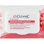 CLEANIC Nawilżany papier toaletowy INTIMATE, chusteczki