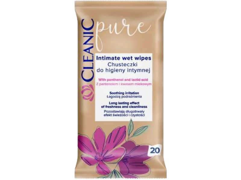 CLEANIC Pure Chusteczki do higieny intymnej