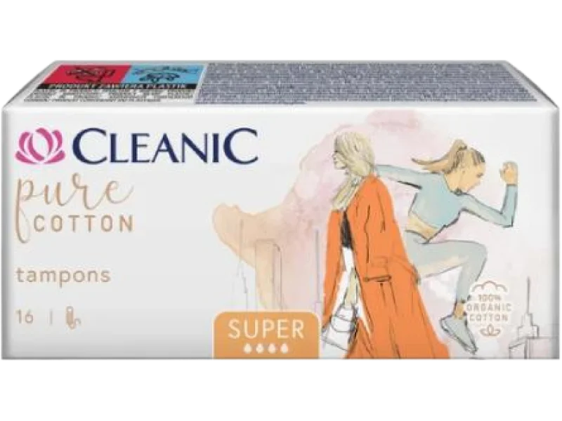 Cleanic Pure Cotton Super Tampony