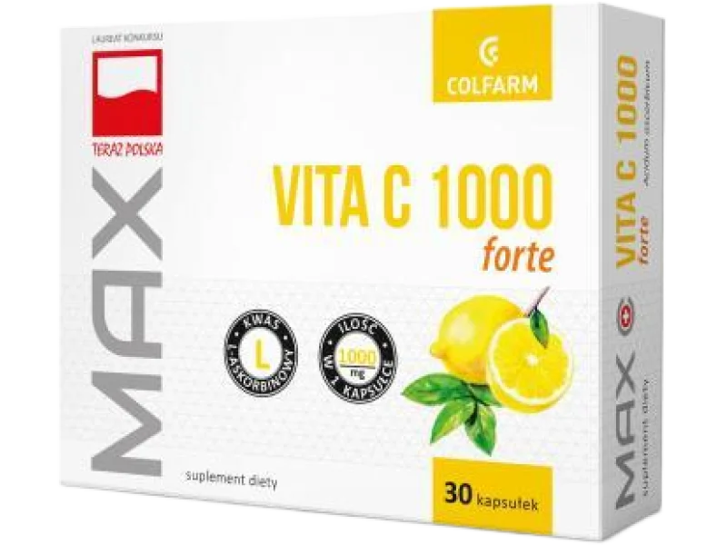 COLFARM Witamina C 1000 Forte Max Vita, kapsułki, 1000 mg