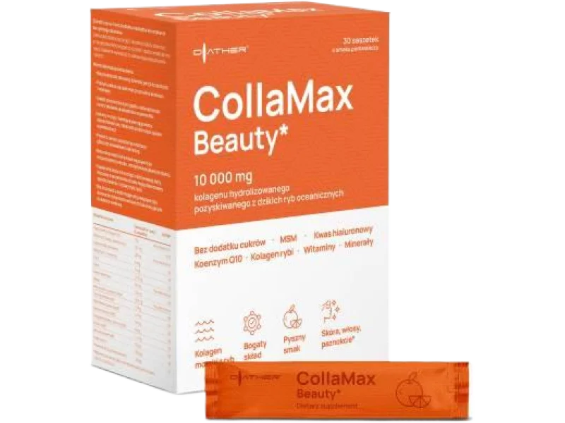 CollaMax Beauty 10 000 mg kolagenu rybiego, saszetki
