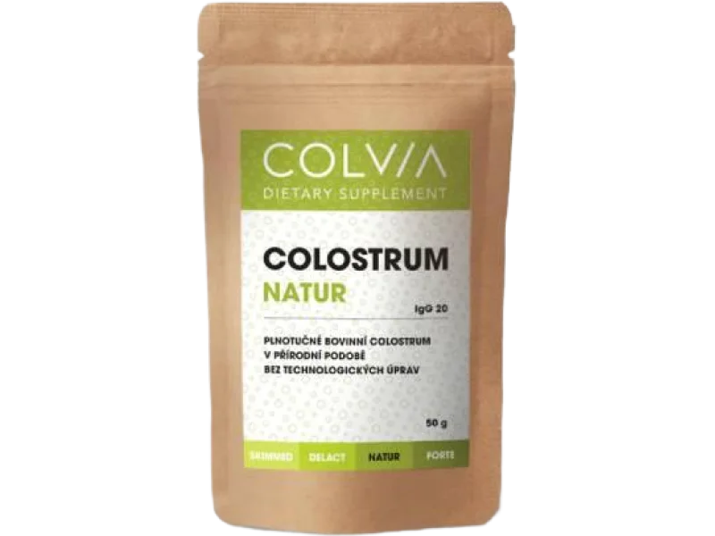 Colvia Colostrum Natural pełnotłuste, proszek, 50 g