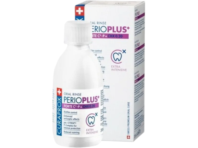 CURAPROX Perio Plus+Forte CHX 0.20, płyn do jamy ustnej
