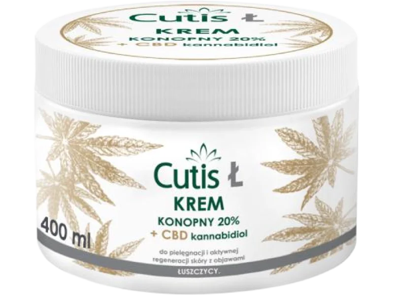 CUTIS Ł ŁUSZCZYCA Krem konopny 20% + CBD