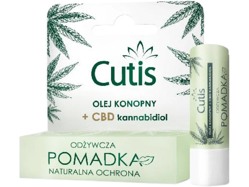 CUTIS naturalna pomadka z olejem konopnym i CBD