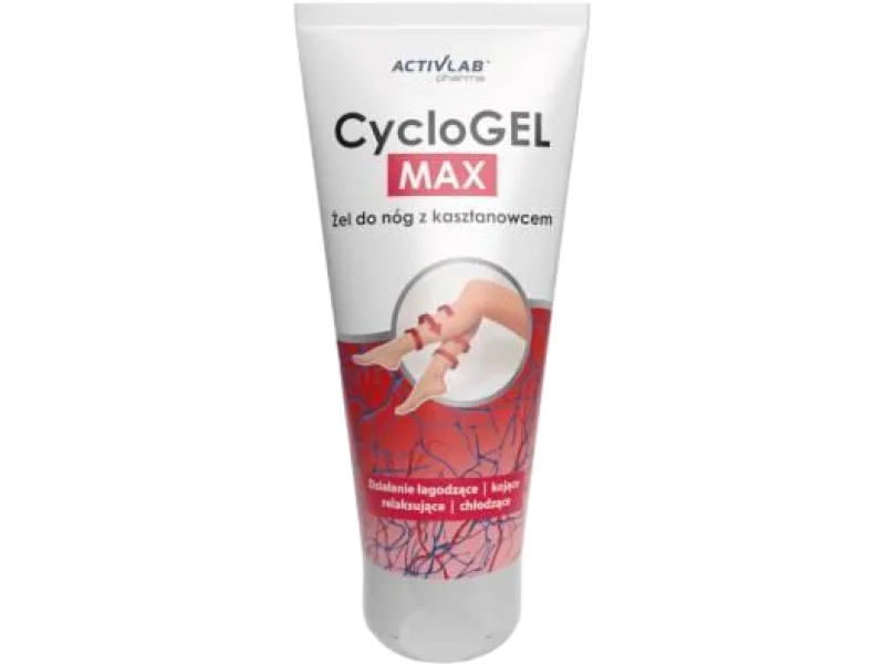 CYCLOGEL MAX Żel do nóg z kasztanowcem, żel