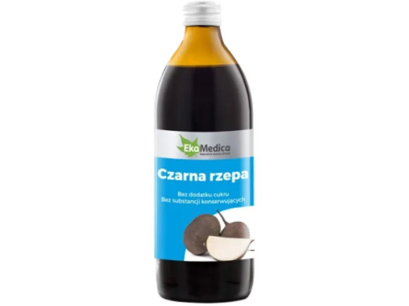 Czarna Rzepa EkaMedica Sok 100%, płyn