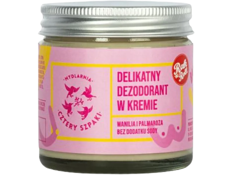 CZTERY SZPAKI (4szpaki) Delikatny dezodorant w kremie BADAJ SIĘ