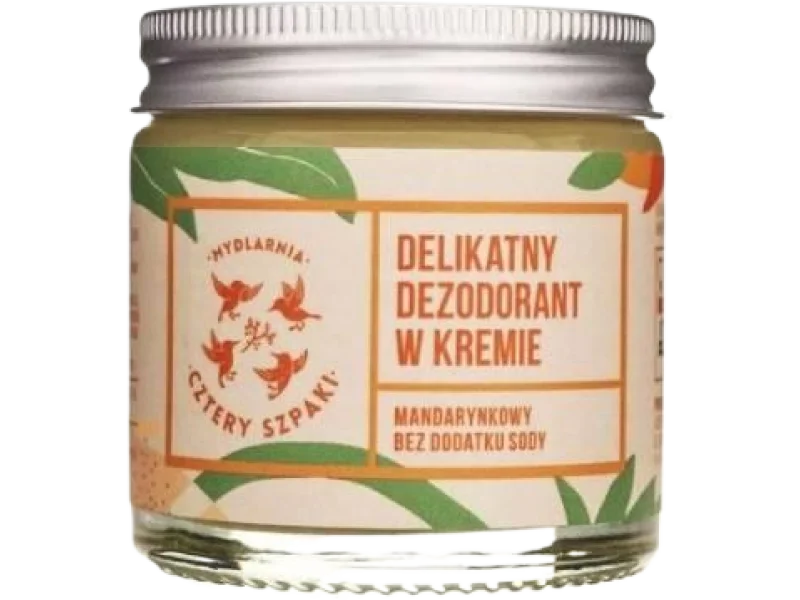 CZTERY SZPAKI (4szpaki) Delikatny dezodorant w kremie mandarynkowy
