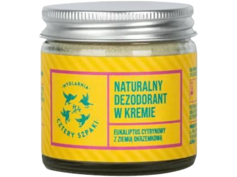 CZTERY SZPAKI (4szpaki) Dezodorant w kremie Eukaliptus cytrynowy