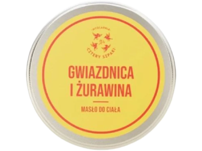 CZTERY SZPAKI (4szpaki) Masło do ciała Gwiazdnica i Żurawina