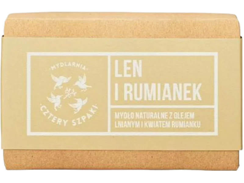 CZTERY SZPAKI (4szpaki) Mydło Len i Rumianek