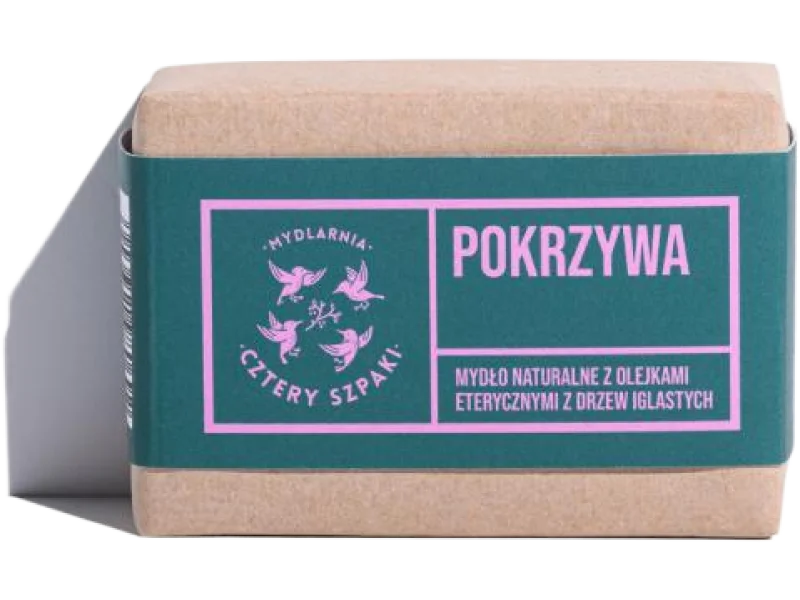 CZTERY SZPAKI (4szpaki) Mydło pokrzywa z olejkami eterycznymi z drzew iglastych