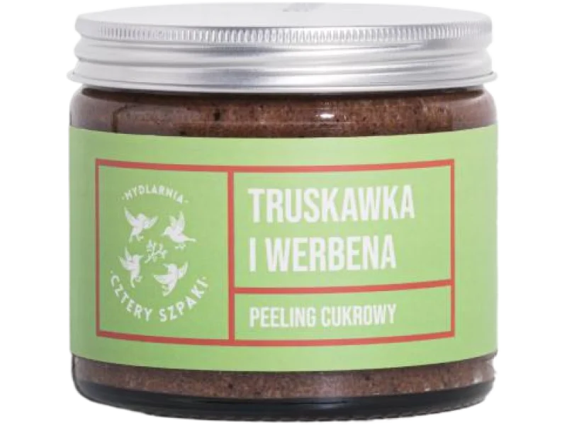 CZTERY SZPAKI Peeling do ciała Truskawka i Werbena