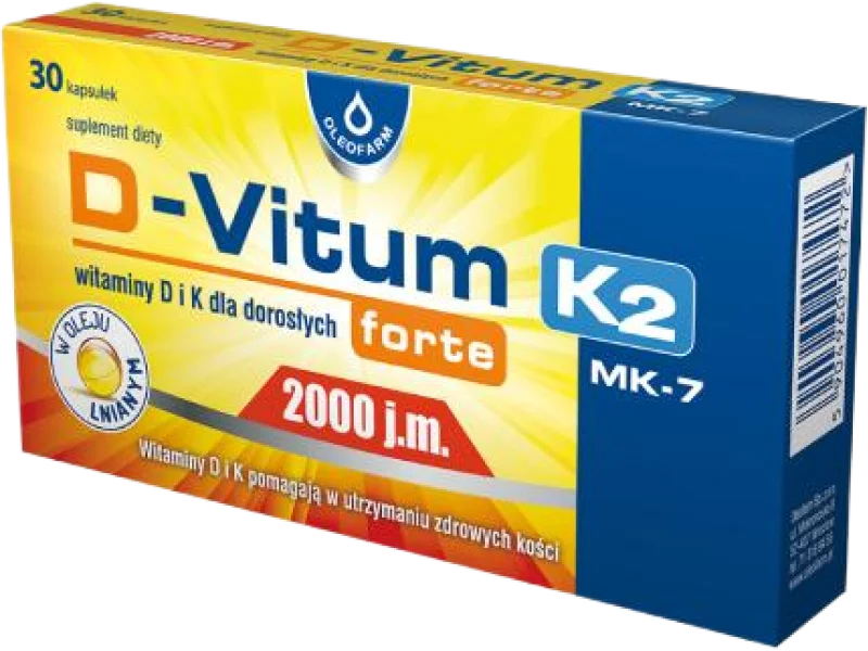 D-Vitum Forte 2000 j.m. K2, kapsułki