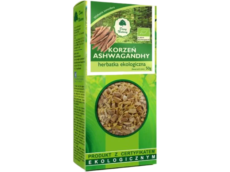 DARY NATURY Ashwagandha korzeń EKO, zioła do zaparzania