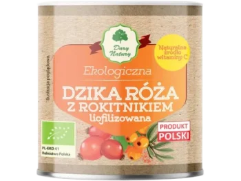 Zdjęcie produktu DARY NATURY Dzika róża z rokitnikiem liofilizowana, proszek