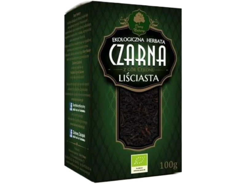 Dary Natury Herbata czarna liściasta EKO, zioła do zaparzania
